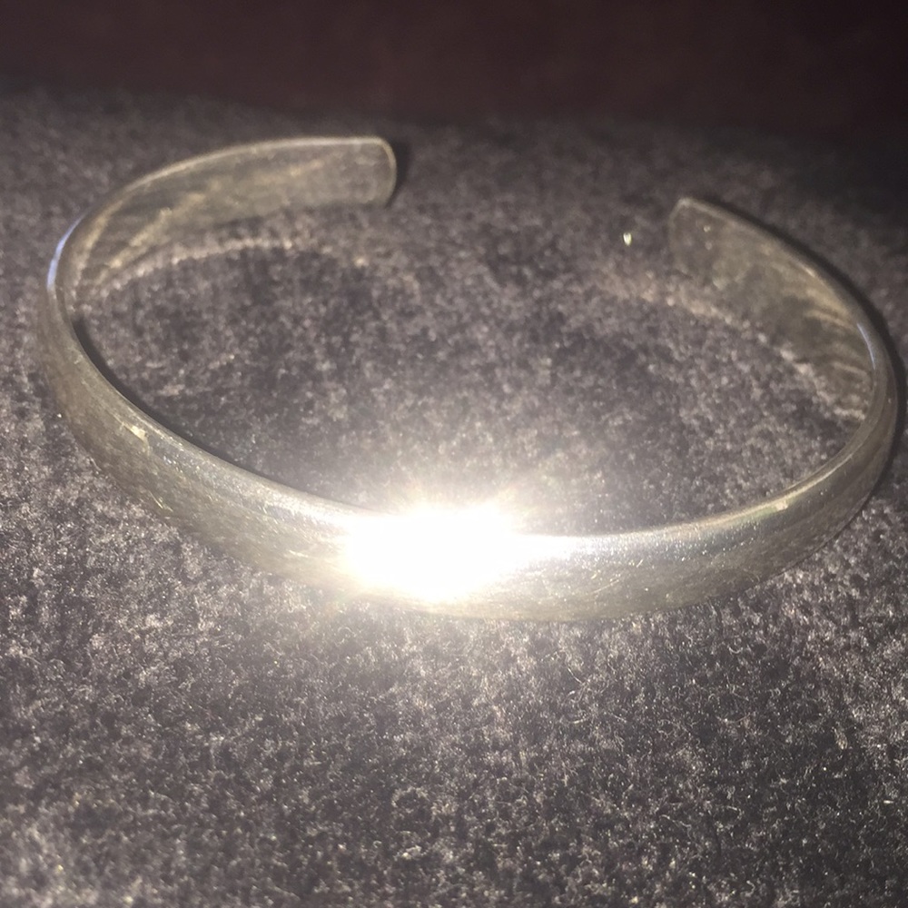 Sterling silver cuff bracelet